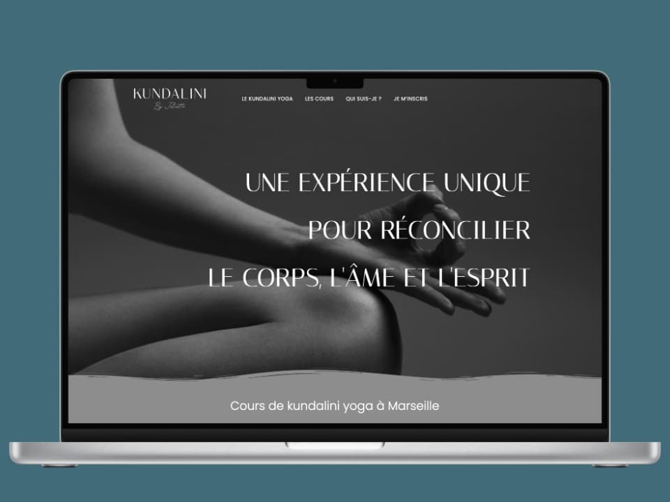 capture d'écran du site kundalinibyjuliette.fr