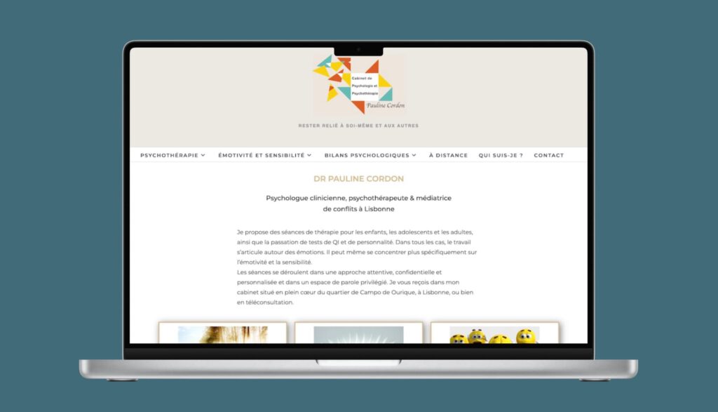 capture d'écran du site paulinecordonpsy.com